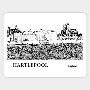 Hartlepool England Sticker